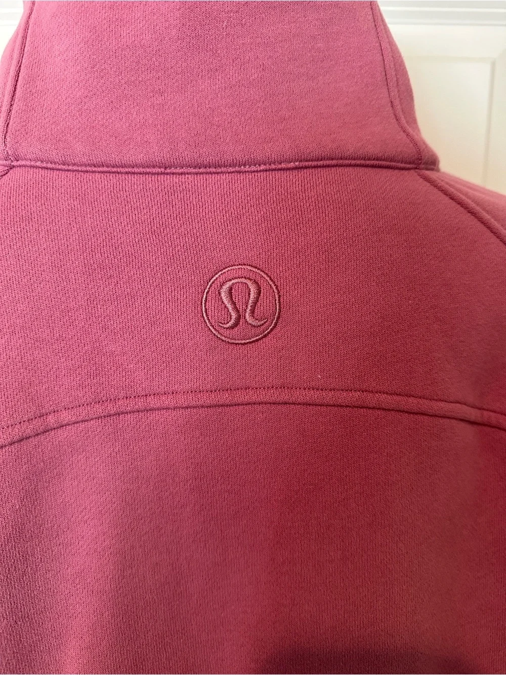 Heathered Mauve lululemon Scuba Half-Zip Pullover Sweatshirt size M/L